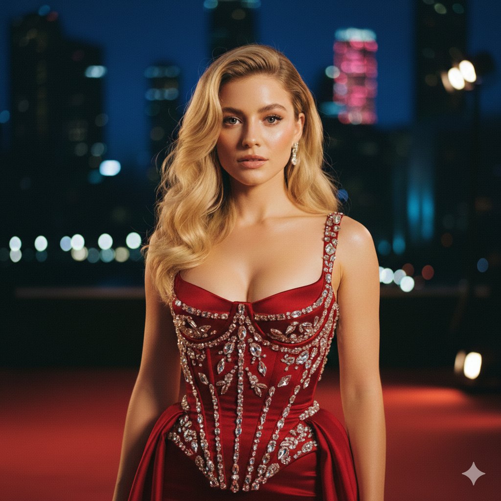 五十年代金发尤物复古胶片大片