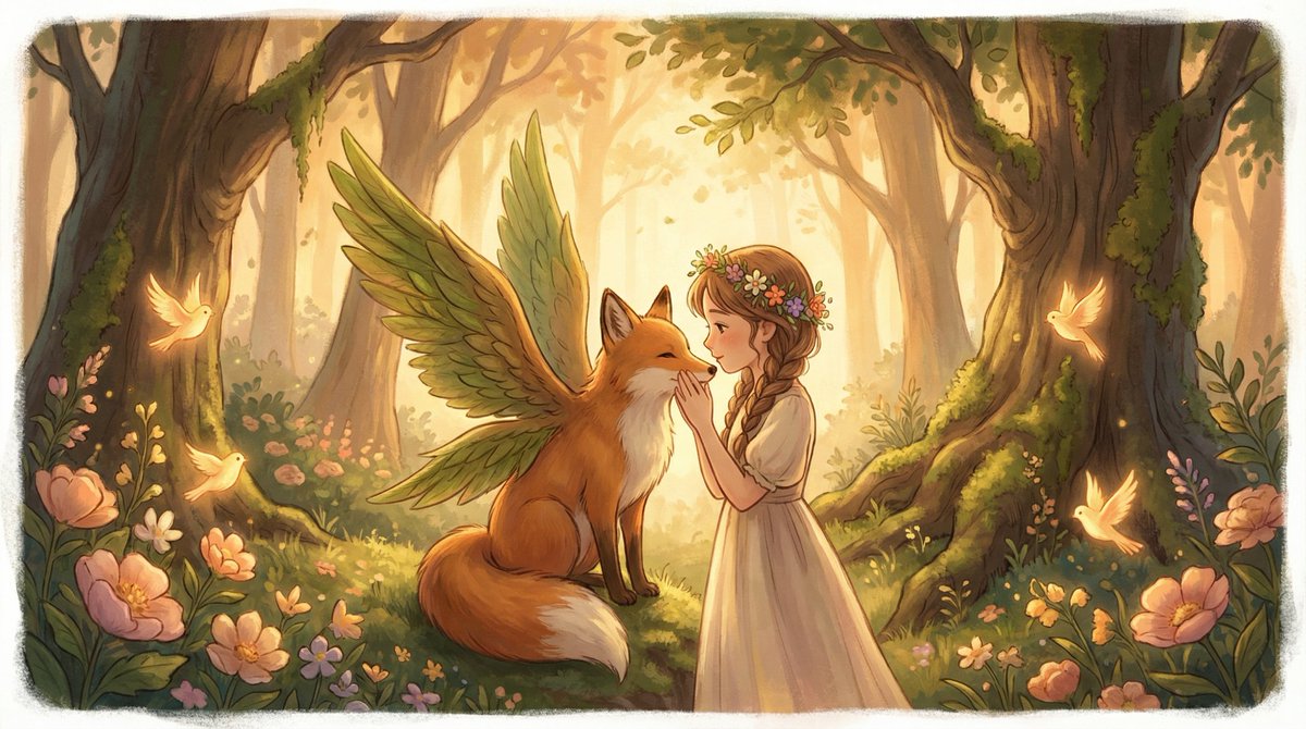 琥珀光影下的童话仙子