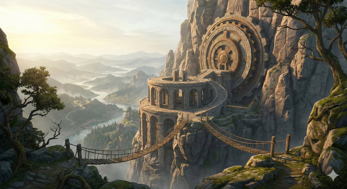 悬崖绝壁上的古老天文台