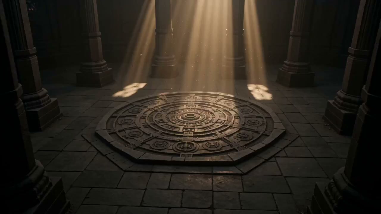 古刹地宫神圣曼陀罗的光影史诗