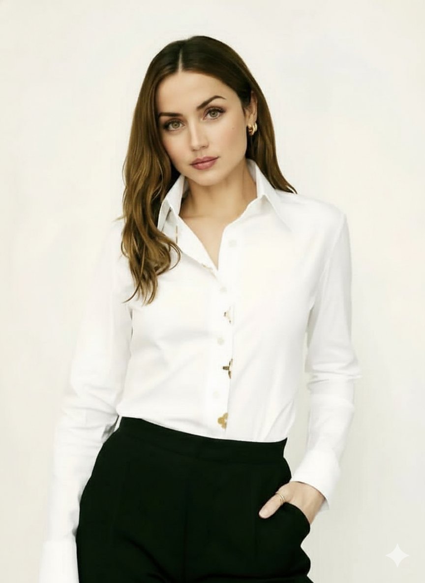 安雅极致简约的高定杂志大片