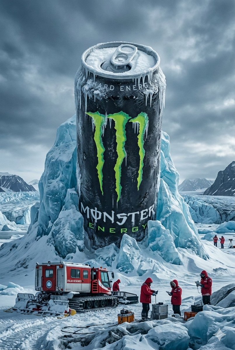 极地冰封的巨物魔爪能量罐