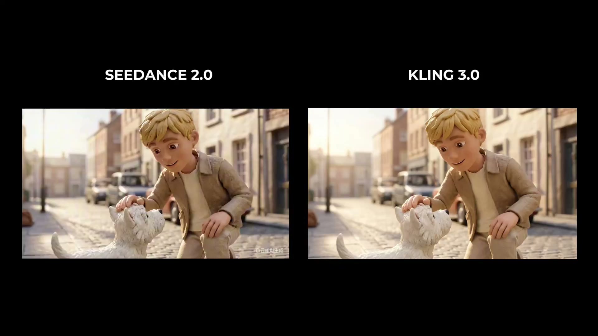 千钧一发之际男孩勇救爱犬