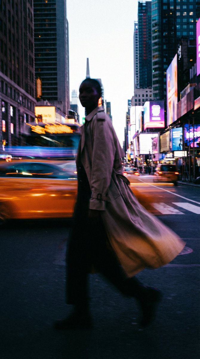 电影级动态模糊时尚人像