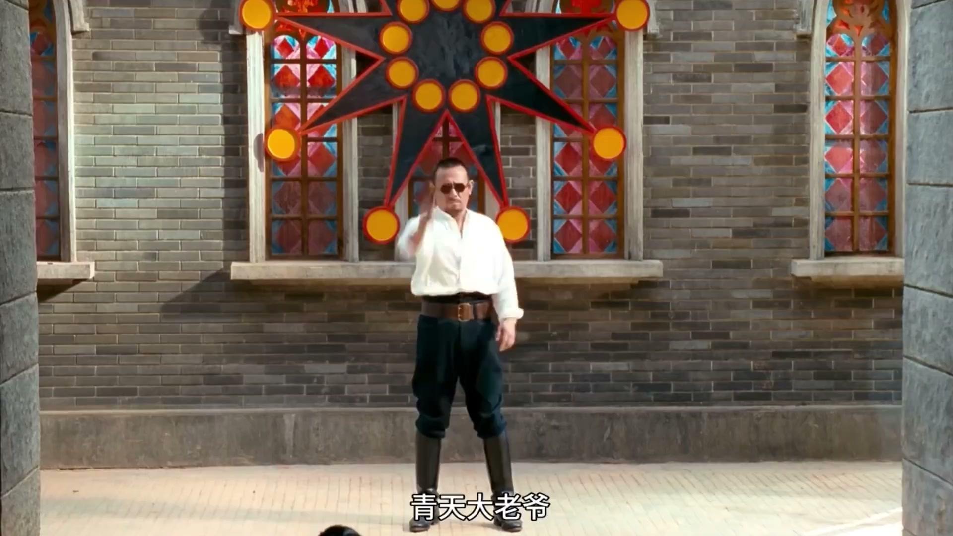 寒雪覆血刑场复仇悲凉特写