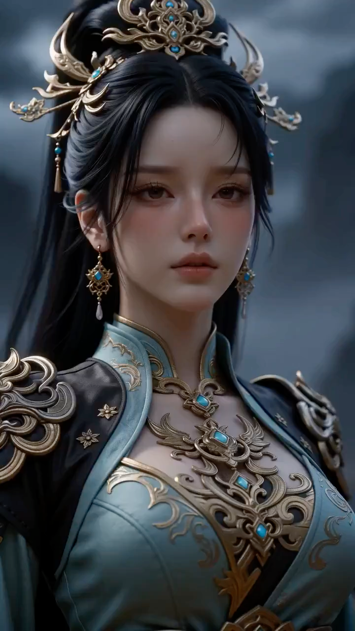 赤红修罗降临：古风女子的史诗战斗