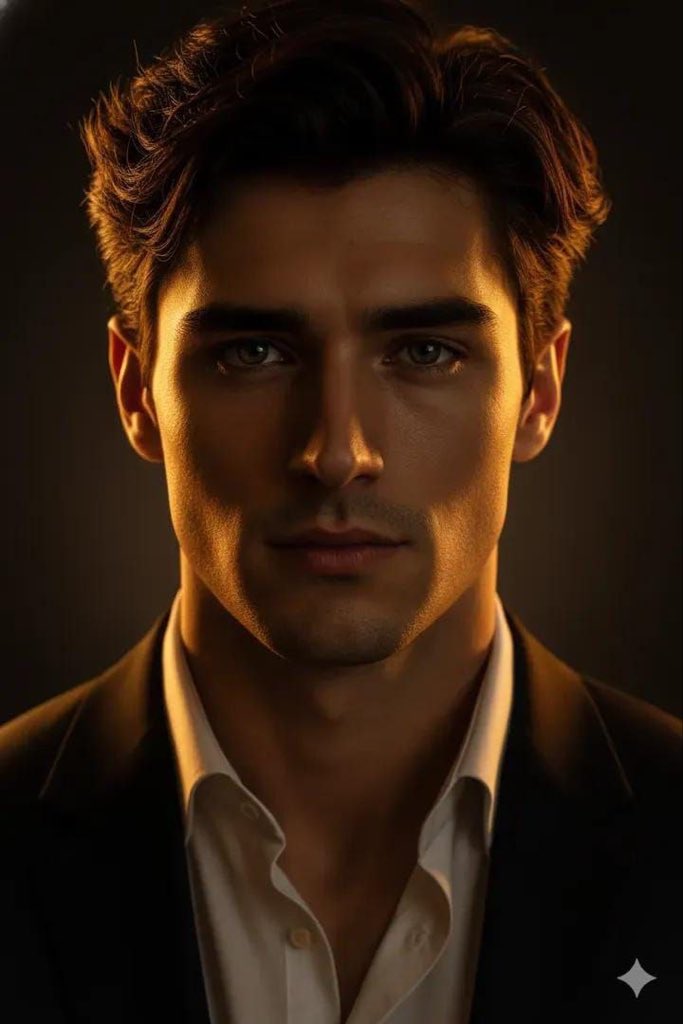 暗调电影感高定男装肖像