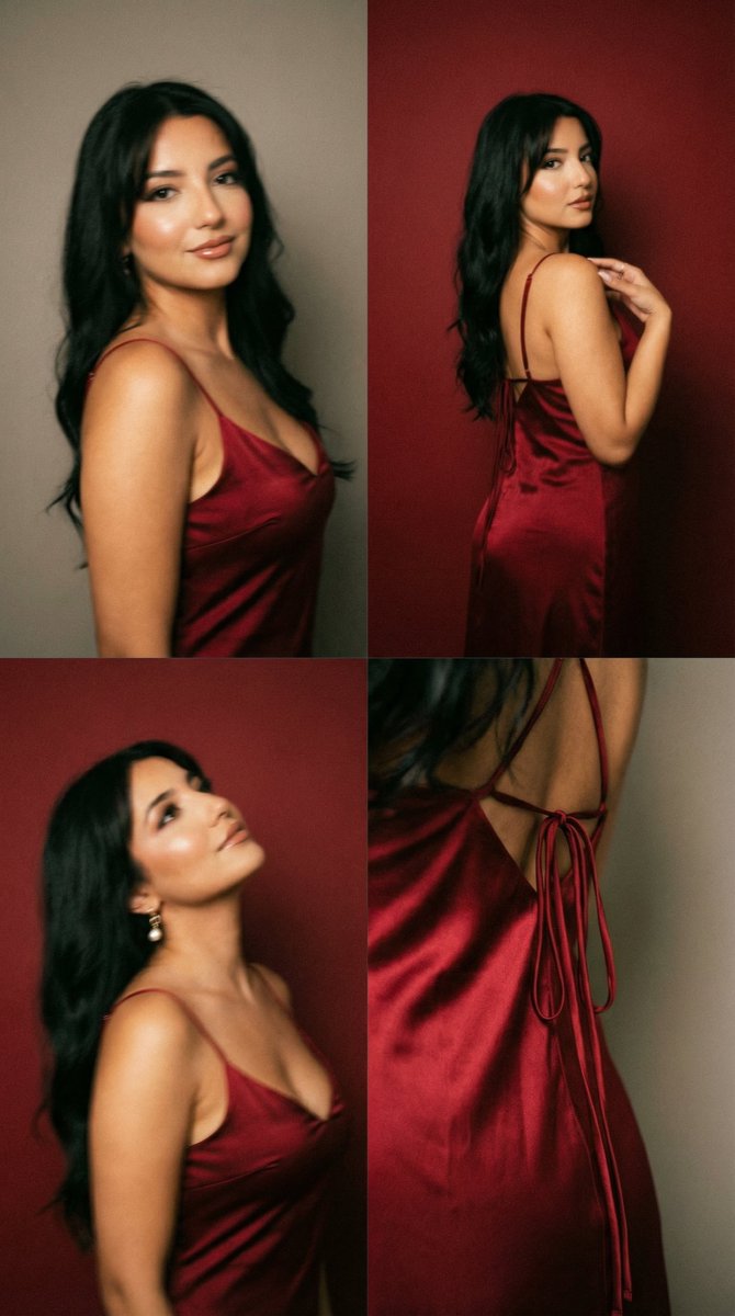 暗红光影下的私密胶片拼贴