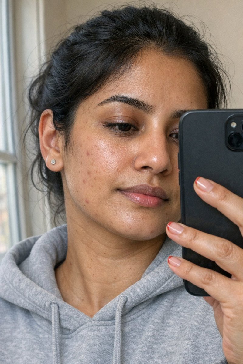 暗夜街头超写实皮衣冷艳少女