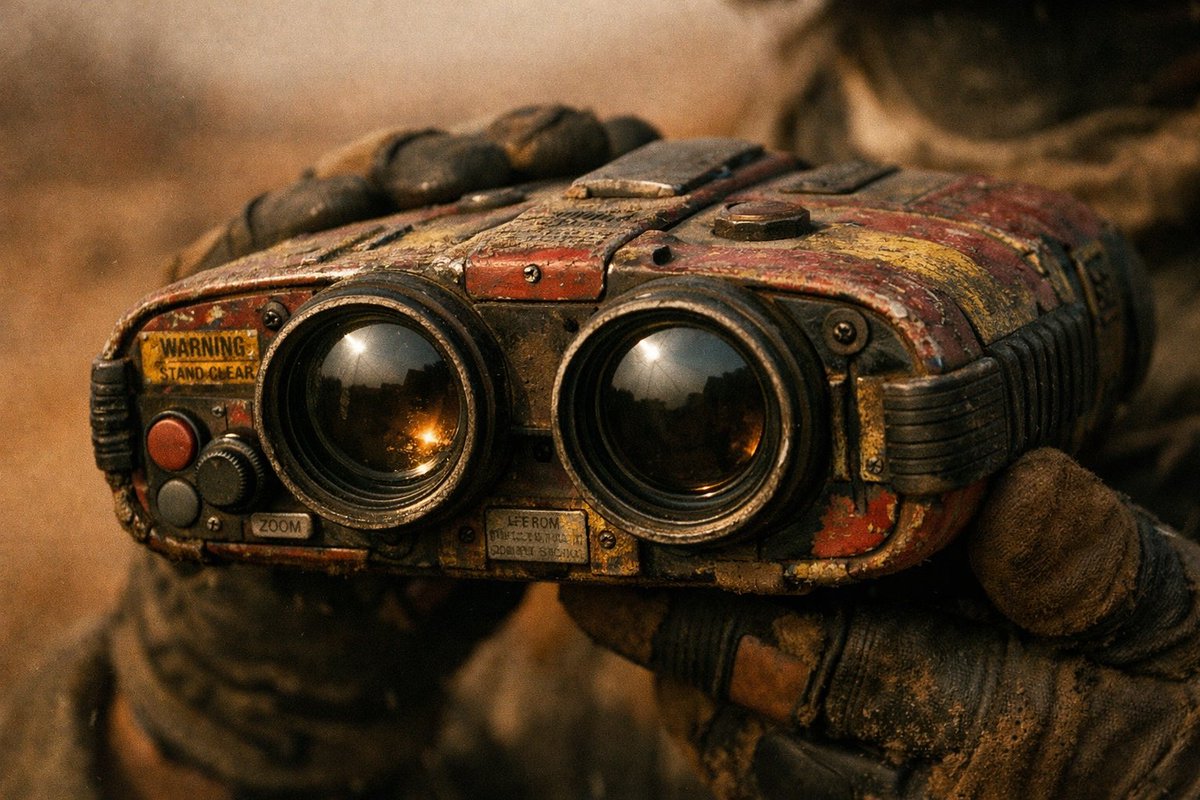 沙丘美学下的战损复古科幻望远镜