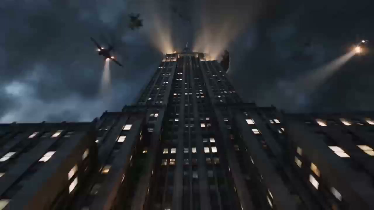 帝国大厦雨夜巨猿激战