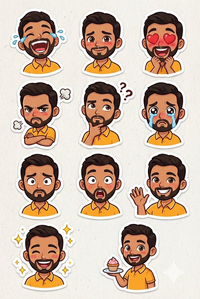 百变情绪皮克斯卡通贴纸套图