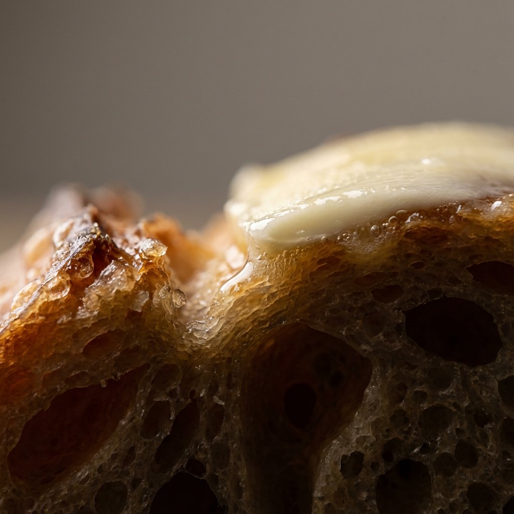 极致微距揭示美食微观地形与光影质感