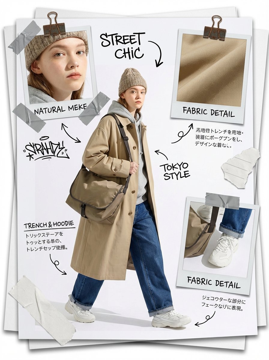 杂志感时尚拼贴手帐排版