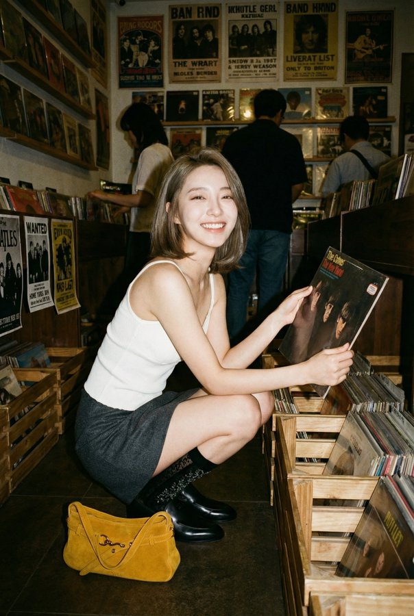 胶片酷女孩瞬间