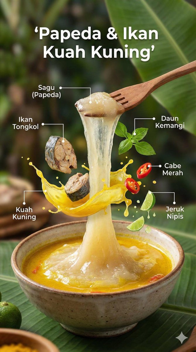 悬浮配料印尼美食摄影海报