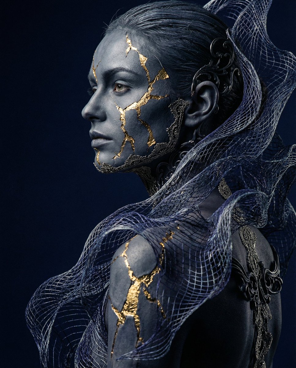 金色裂纹与生物数字建筑的静默主权