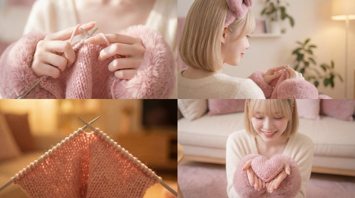 治愈系胶片少女编织温柔时光