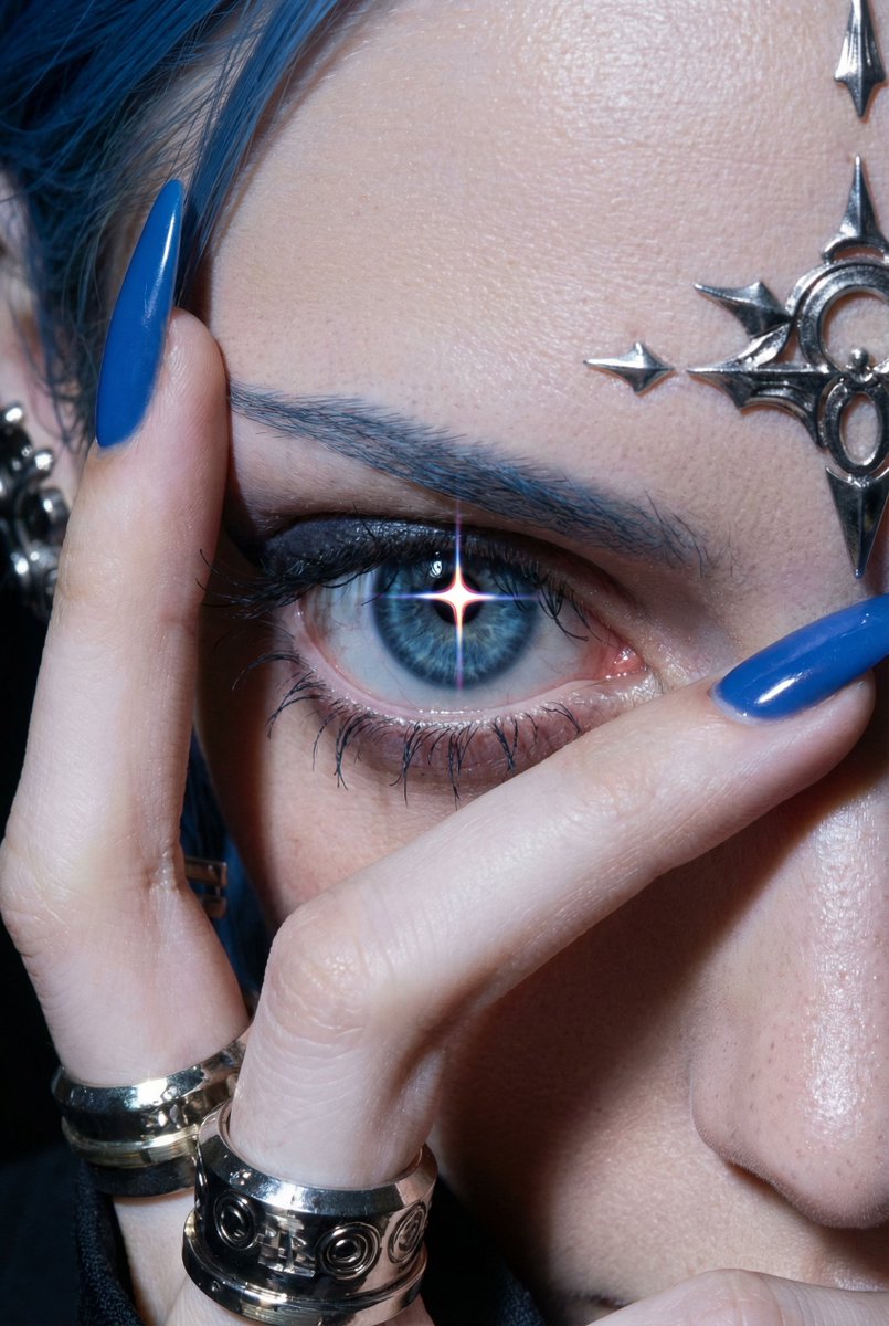 高级时尚杂志大片写实肖像