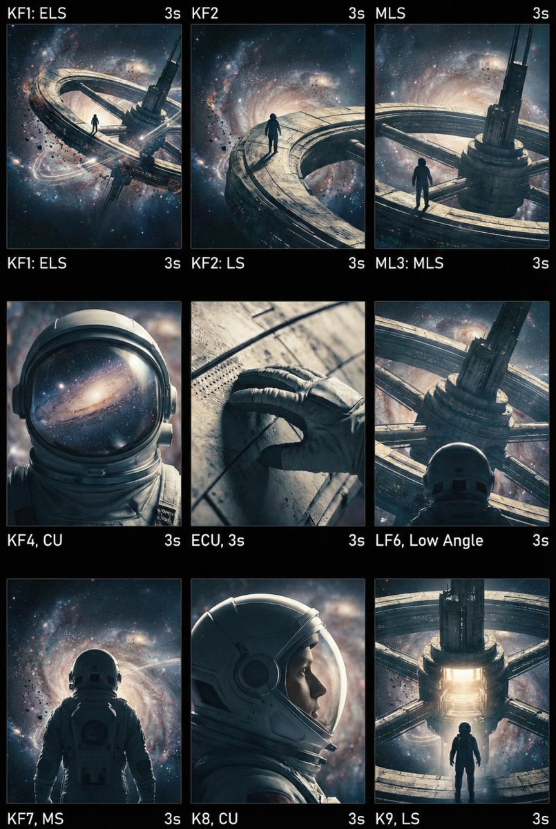 好莱坞预告片导演视角单图生成连贯电影分镜