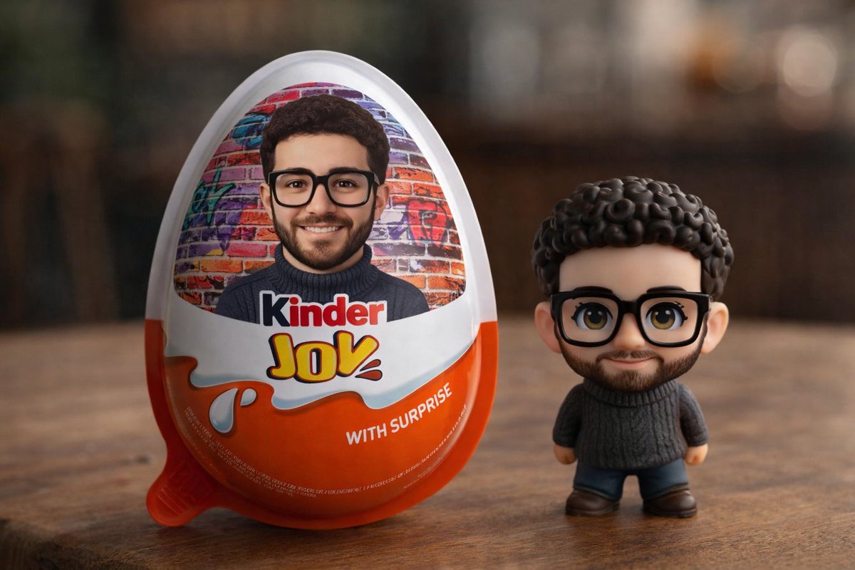 超写实健达奇趣蛋与定制Q版人偶