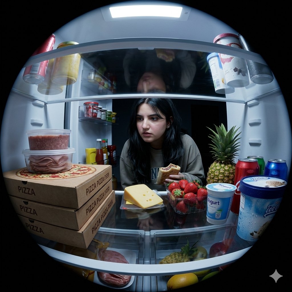 深夜觅食巴基斯坦少女的冰箱视角