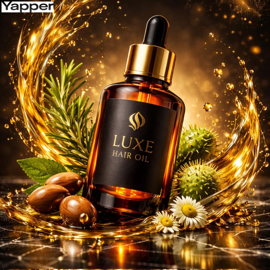 奢华黑金发油微距悬浮大片