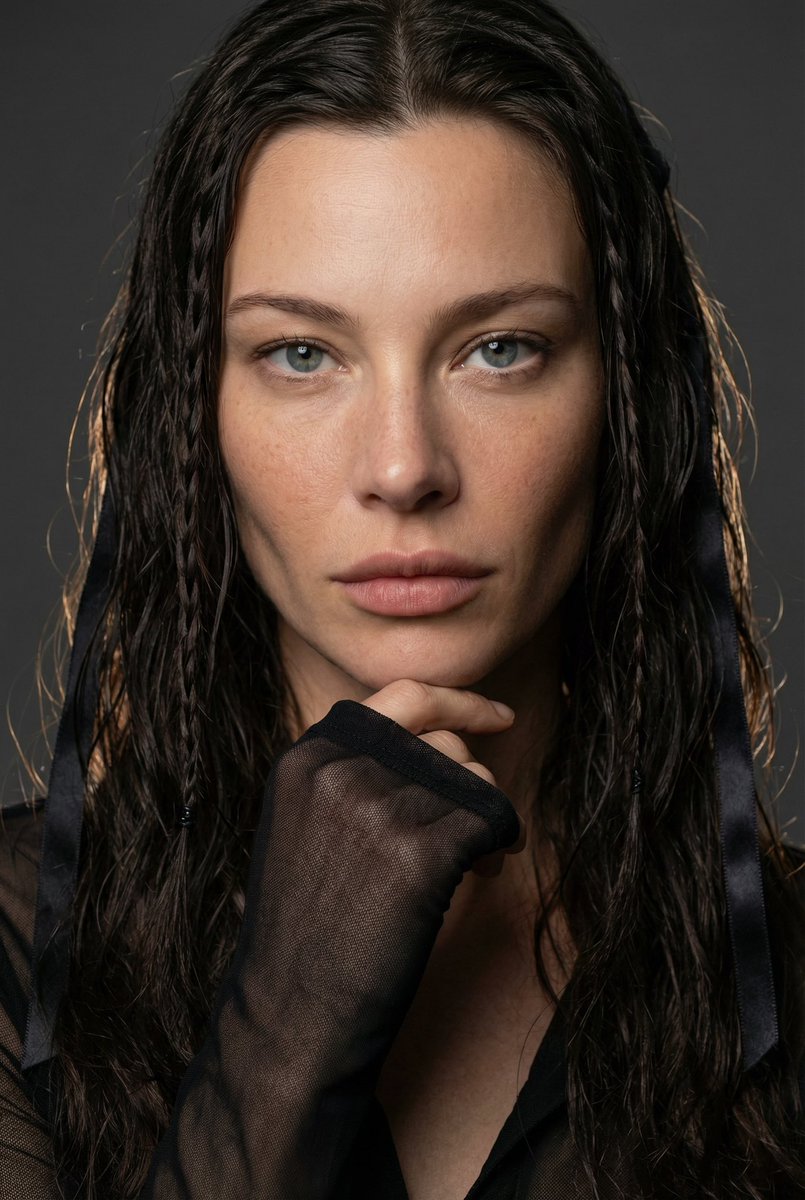 奢华光影下的高级杂志感人像