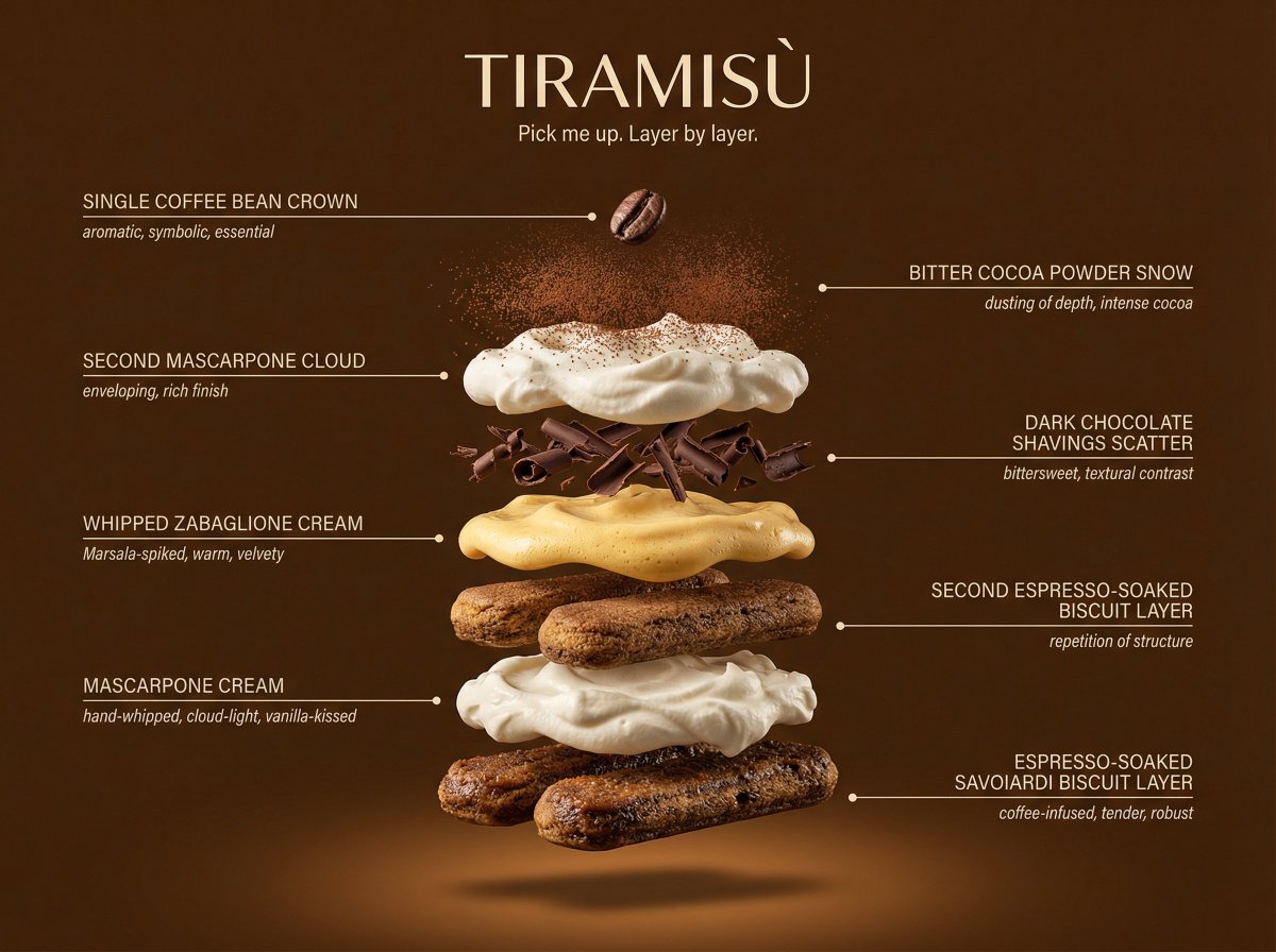 米其林级超写实悬浮千层面