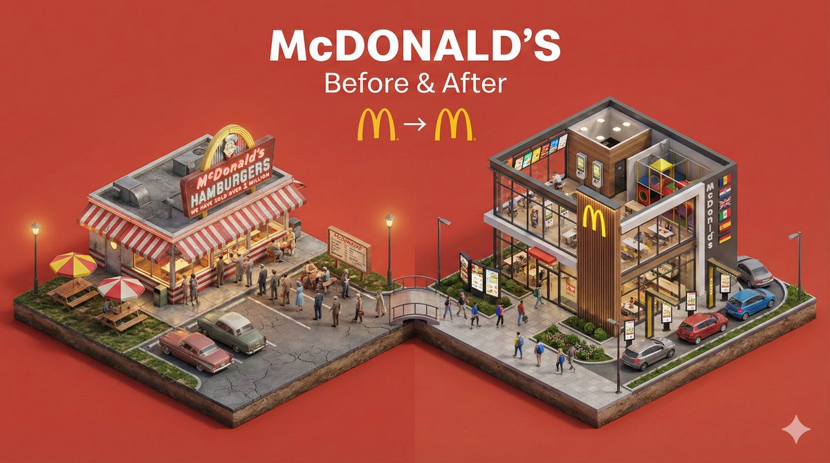 微缩前后转变立体模型