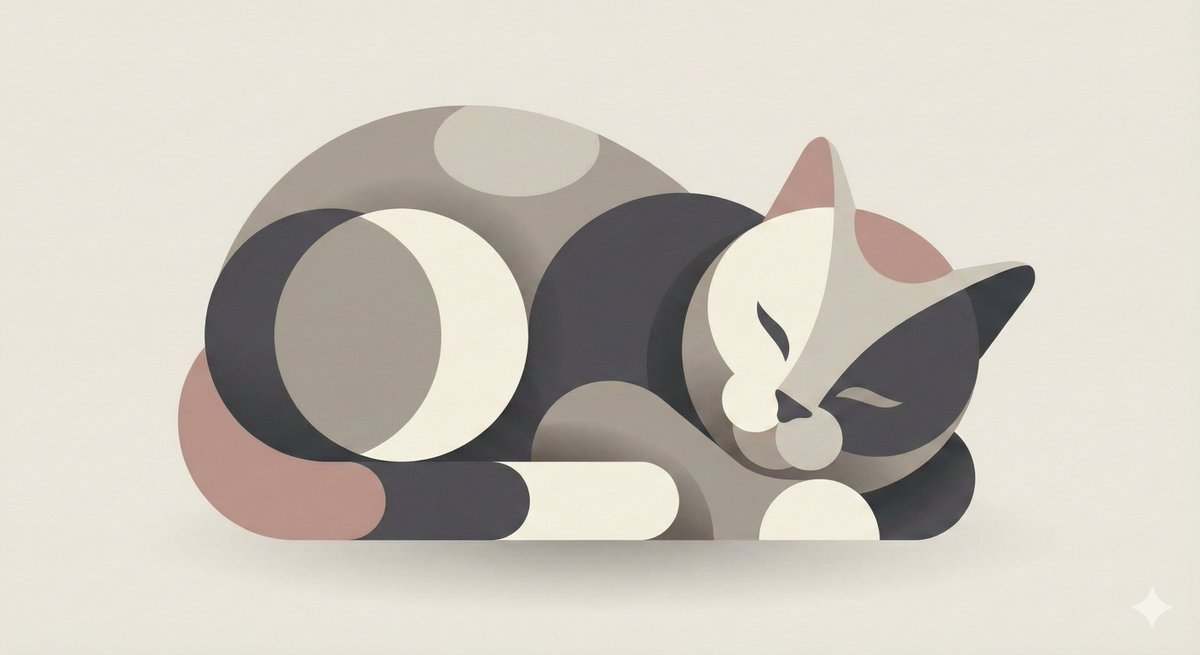 极简几何风格现代设计感人物插画