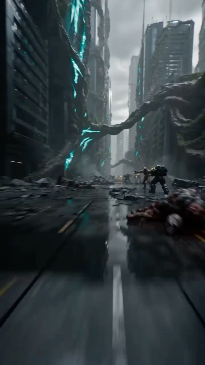 生物机械废墟中的极速穿梭噩梦