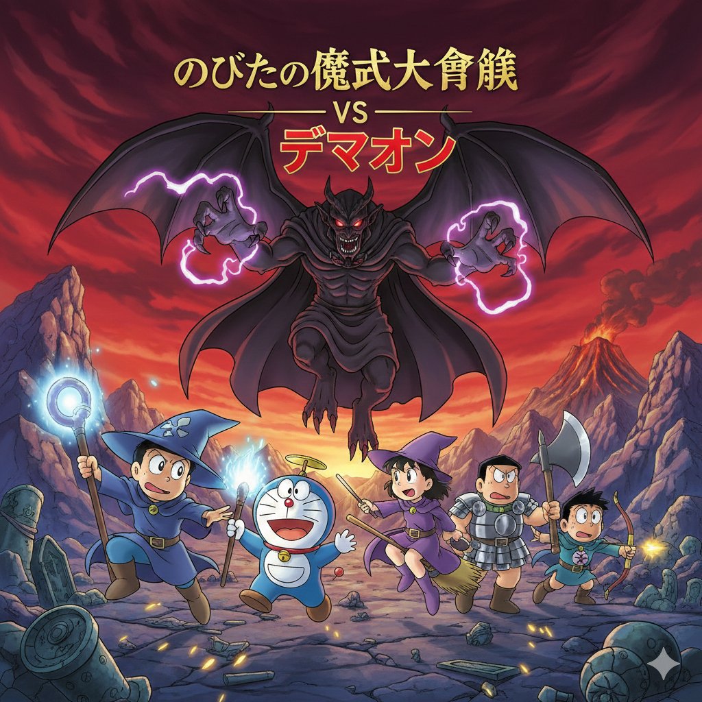 大雄勇闯幽暗魔界大激战