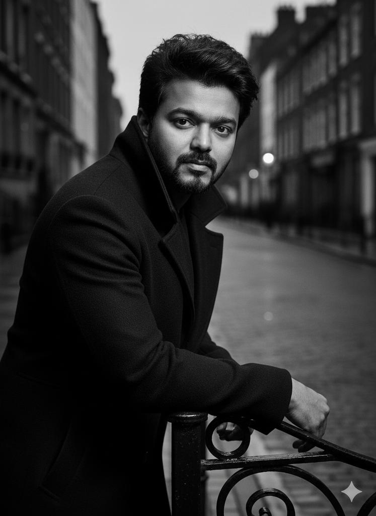 黑白光影下的坚毅男性时尚大片