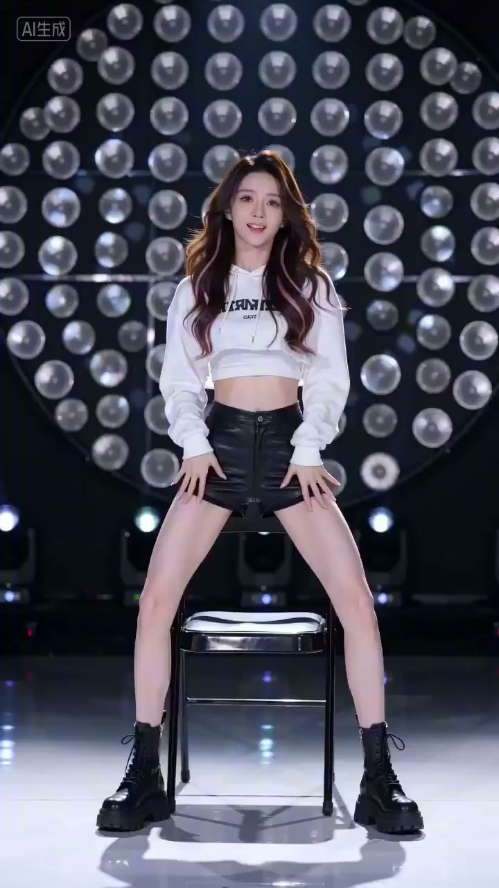 激情椅子舞与梦幻霓虹舞台