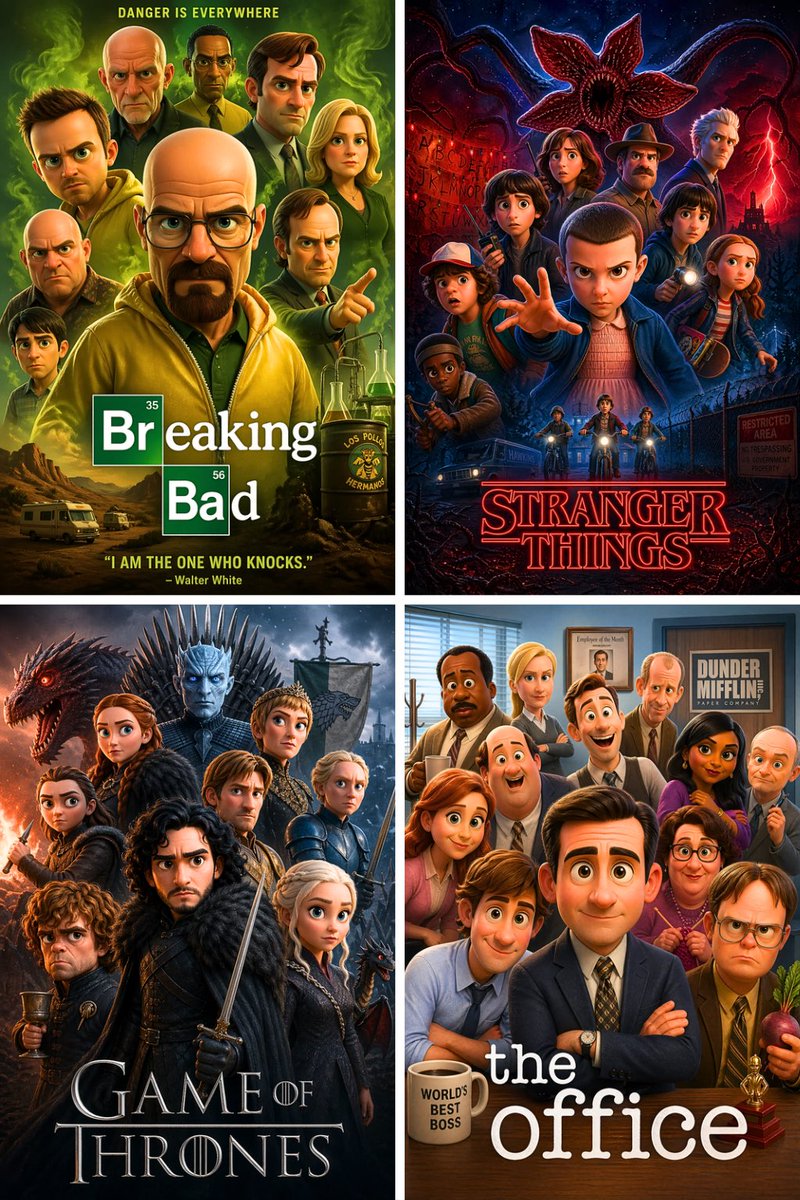 皮克斯3D群星闪耀电影海报