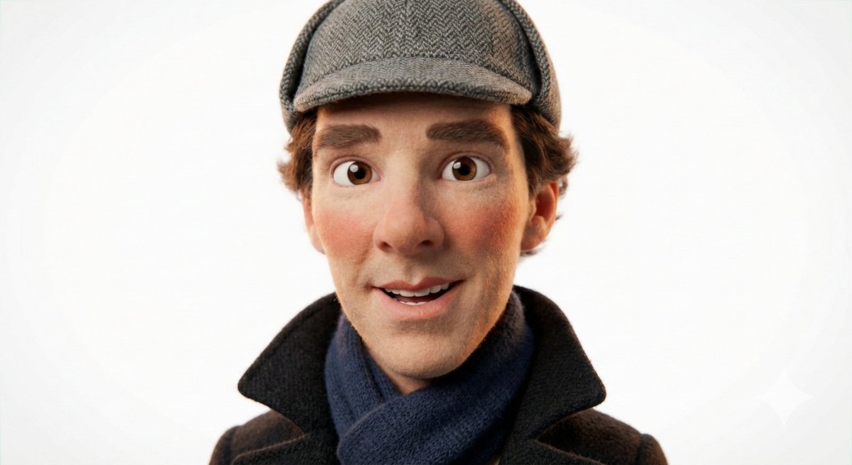 皮克斯风格3D粘土动画角色