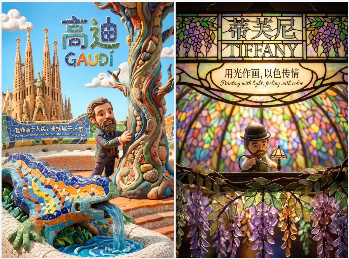 可爱黏土风格主题海报