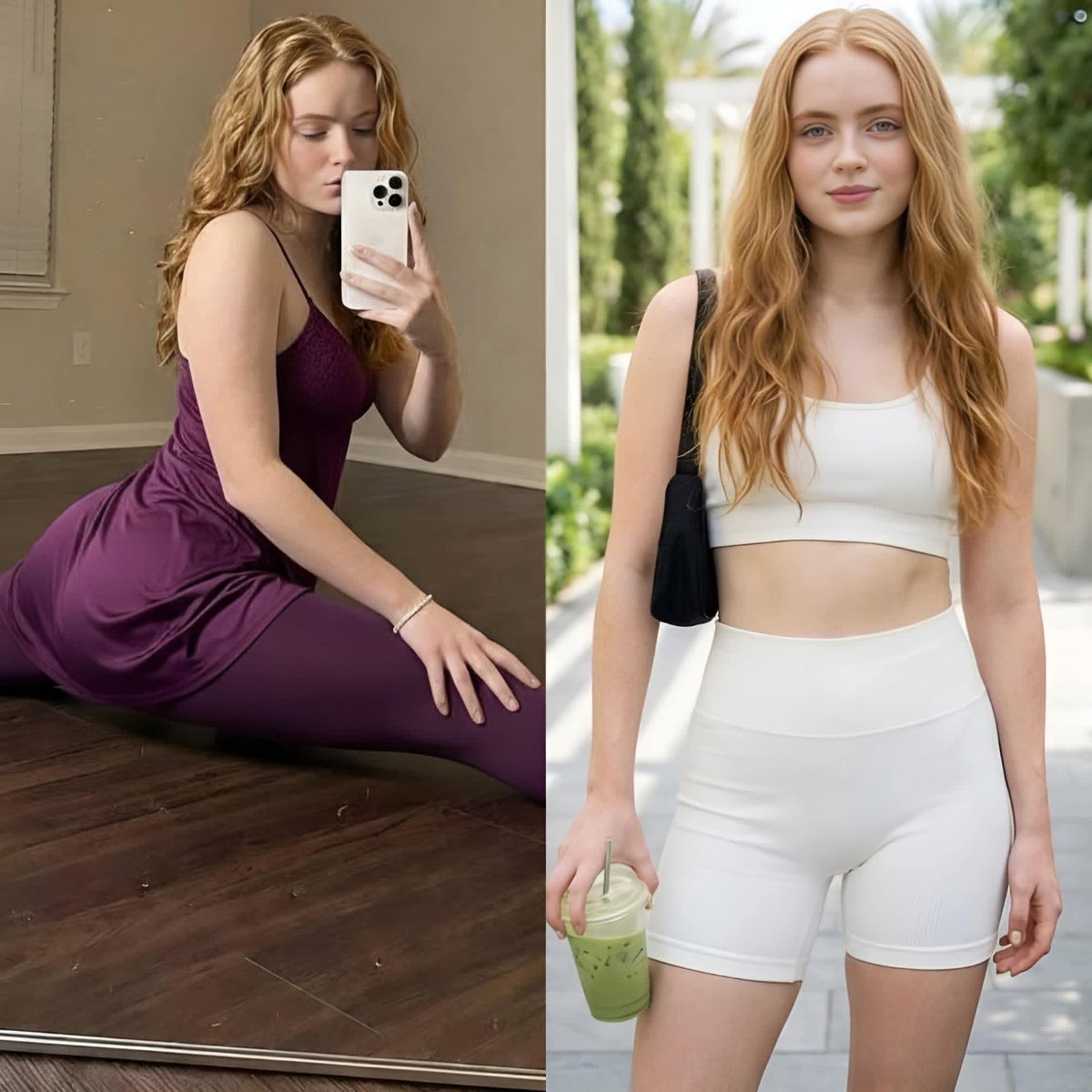 纯白极简高级感人像