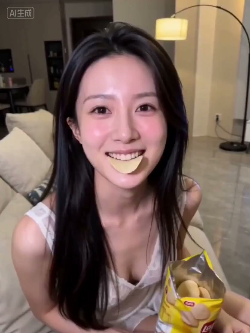 超写实男友视角喂薯片日常