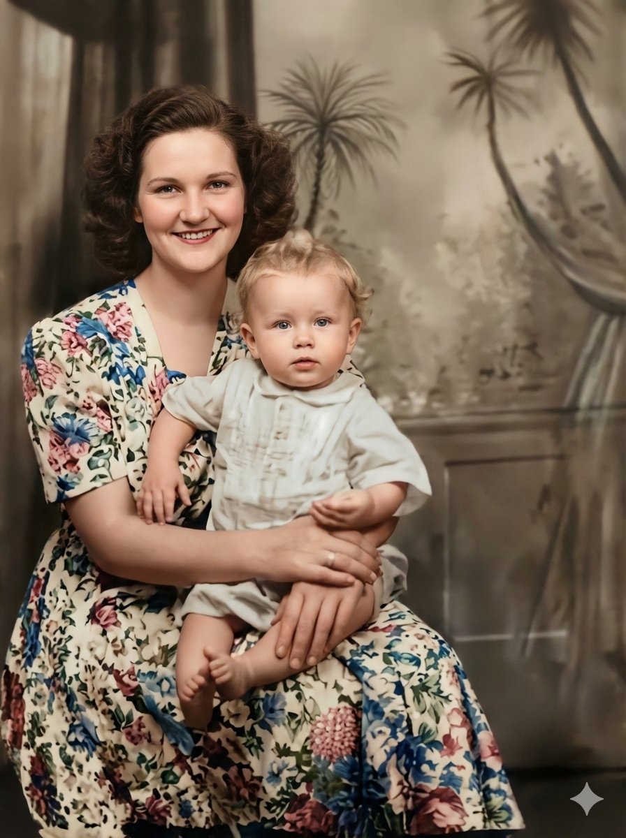 岁月重焕：老照片修复为单反级高清肖像