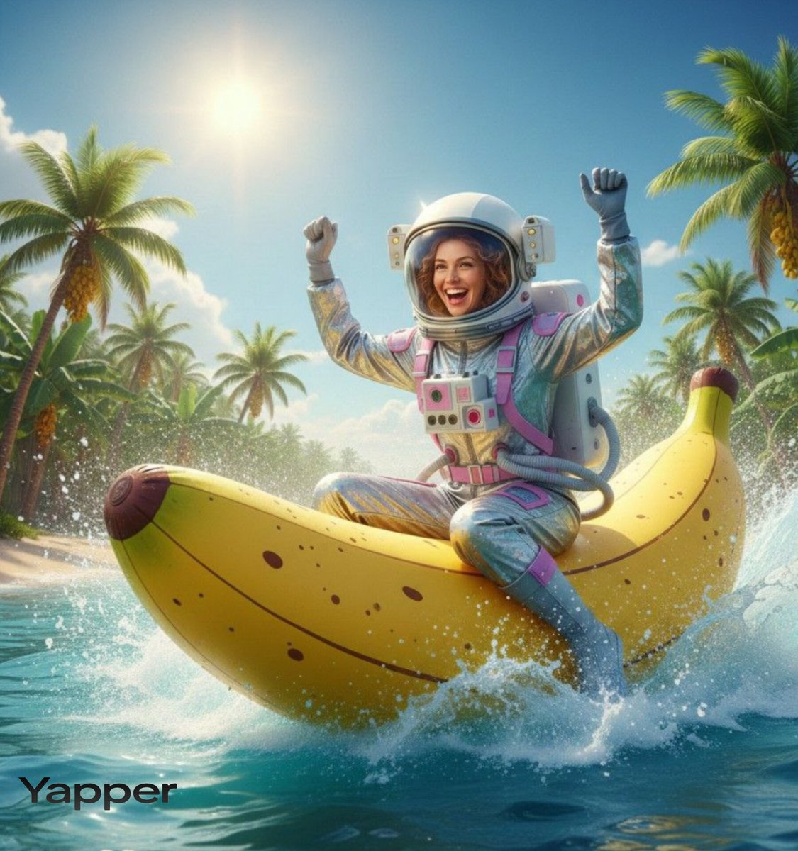 乘发光香蕉火箭遨游星河