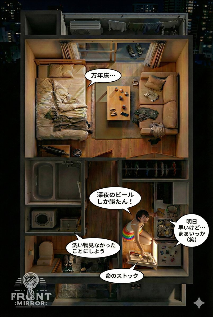 周六清晨六点的神秘俯视