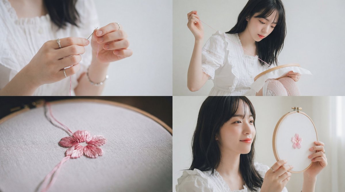 柔光刺绣延时电影感