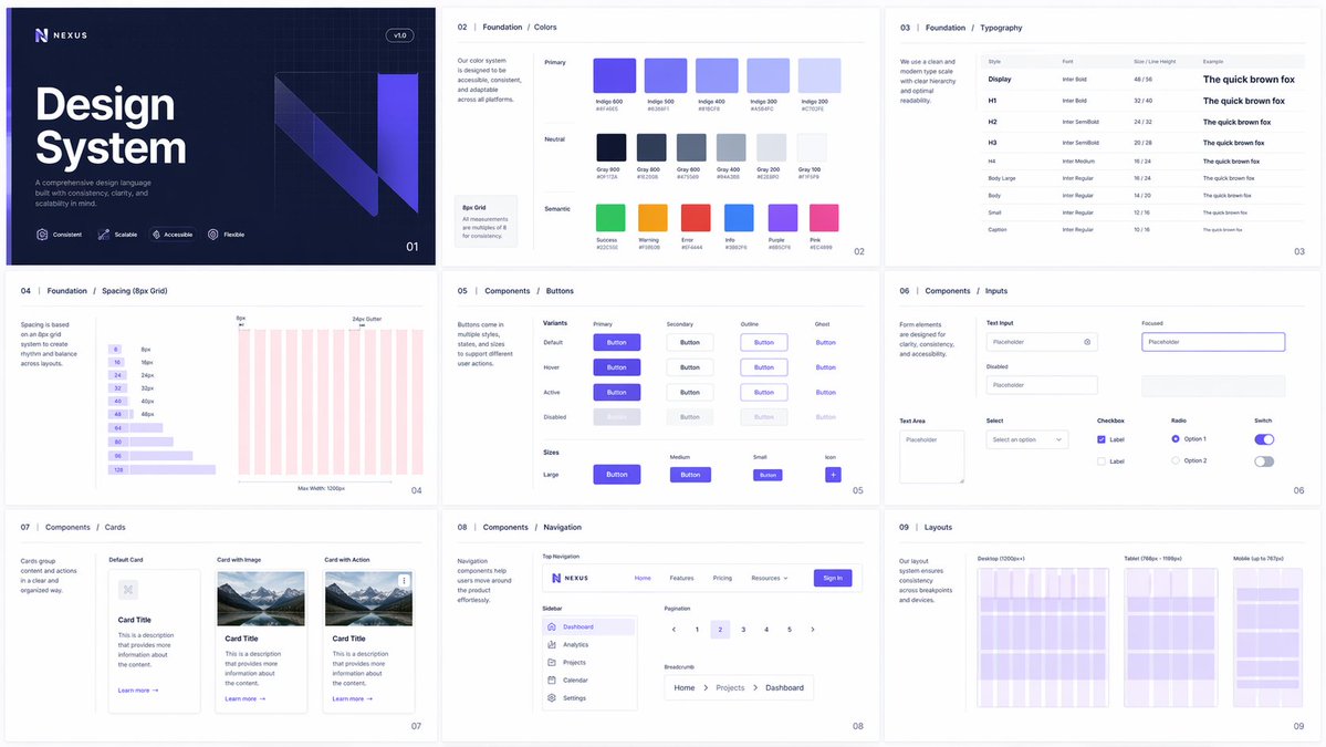 规范化的色彩与排版设计系统