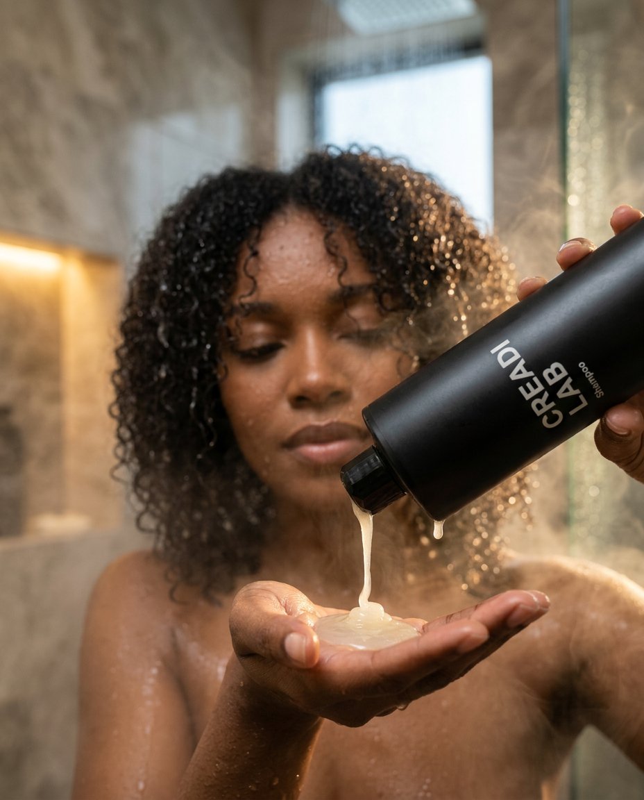 蒸汽弥漫的奢华洗护广告大片