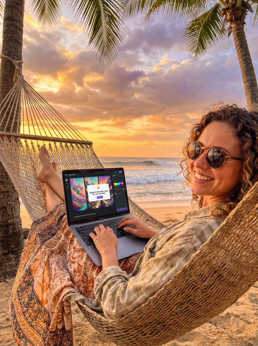 日落海风中实现财富自由