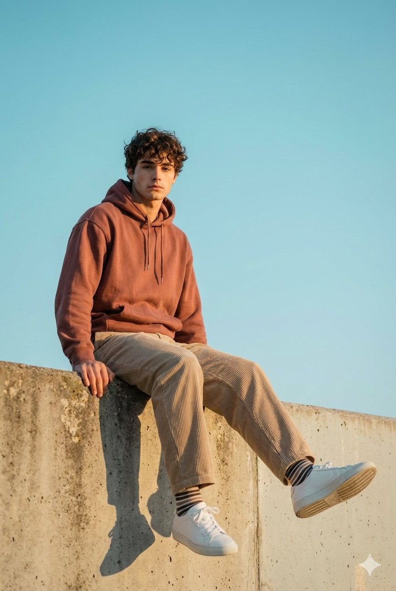 暖阳下的电影感街头时尚大片