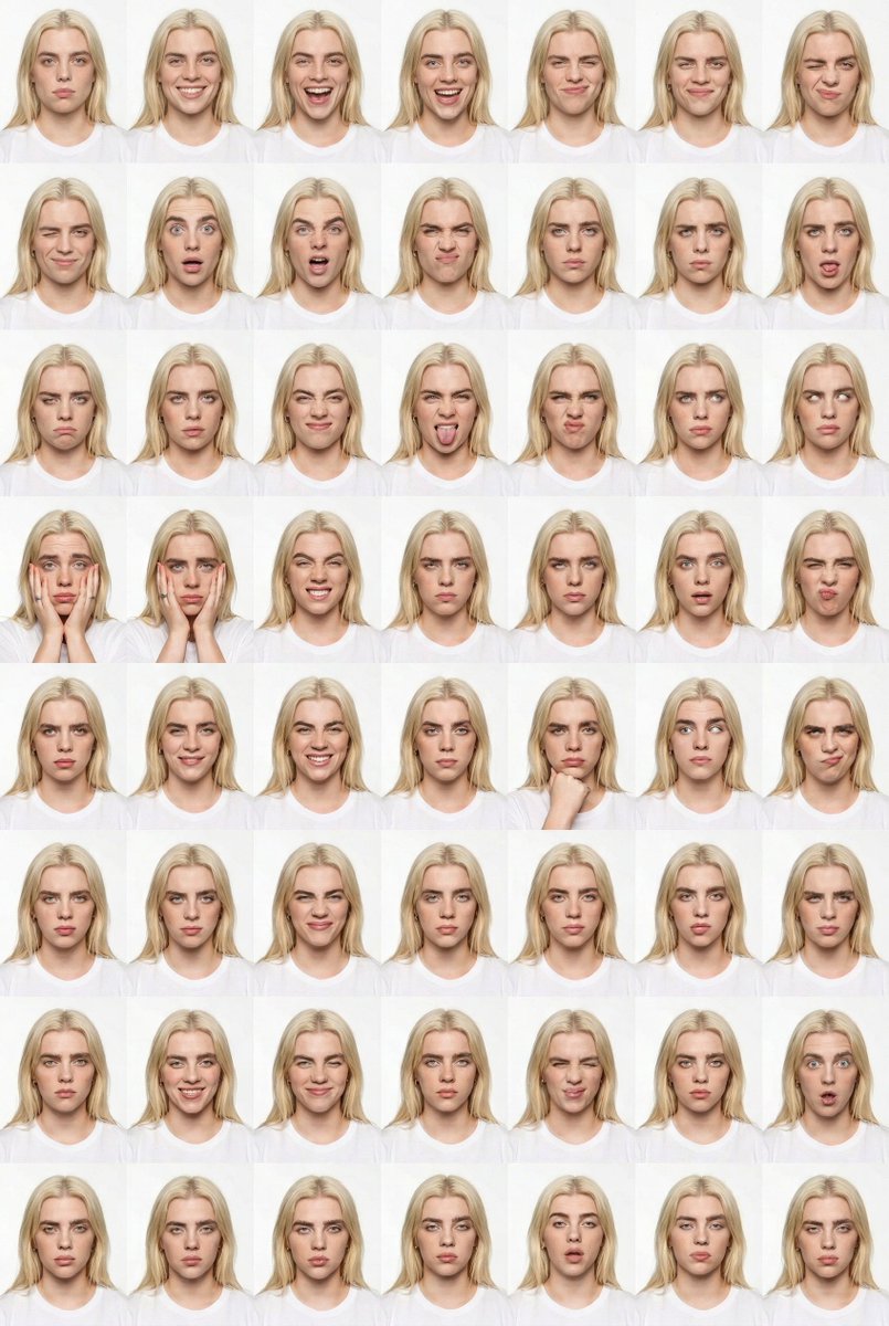 纯白影棚下的多面男性表情图鉴