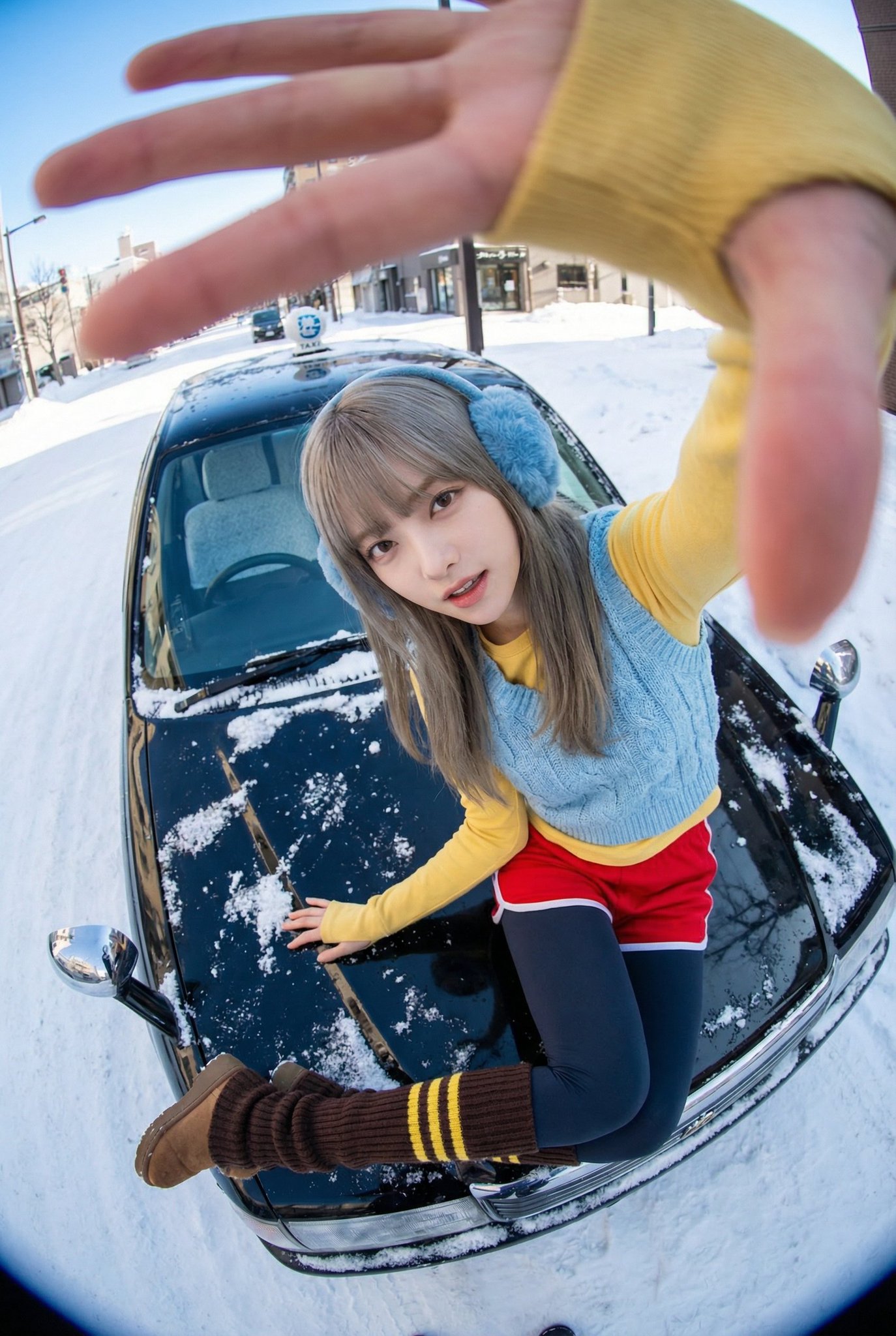 Y2K雪地动感写真